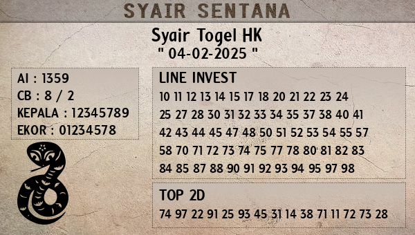  - Syair Togel HK