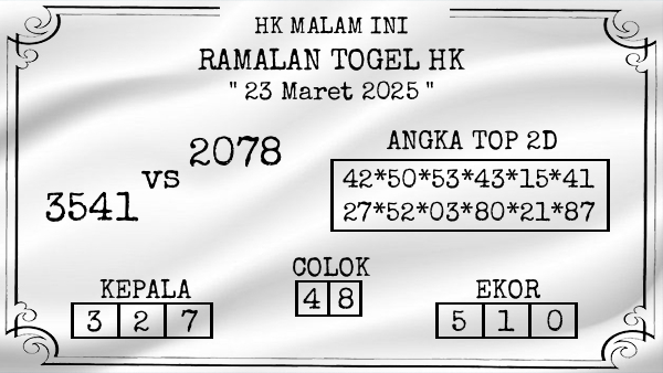 Prediksi HK