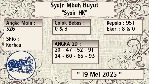 Syair Mbah Buyut - Syair HK